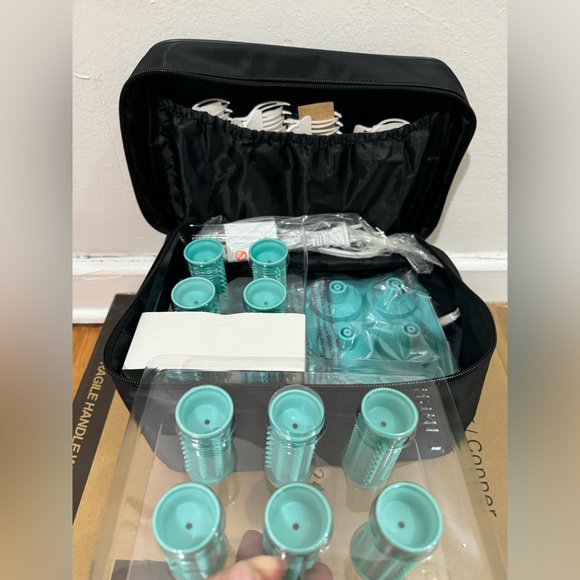 Calista Tools Set body Hot Wavers heated Rollers Curlers 12 Clips No Box Has bag - Picture 4 of 9